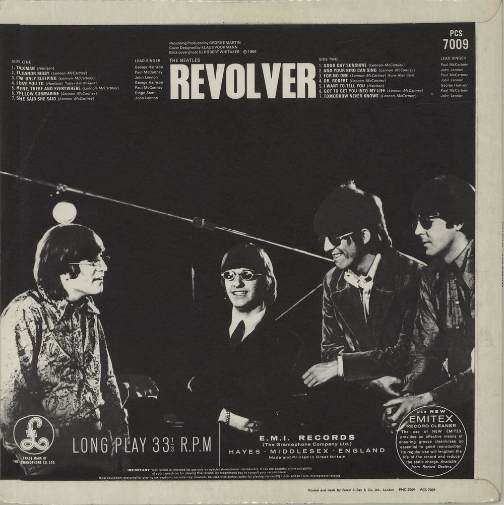 The Beatles Revolver - 2nd - VG UK vinyl LP album (LP record) BTLLPRE688666