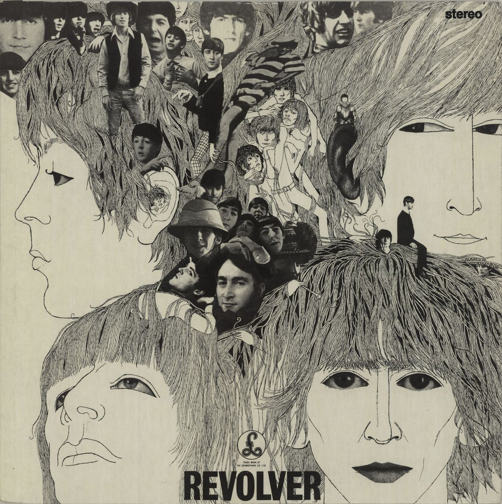 The Beatles Revolver - 2nd - VG UK vinyl LP album (LP record) PCS7009