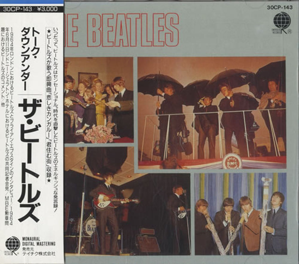 The Beatles Talk Downunder Japanese CD album (CDLP) 30CP-143