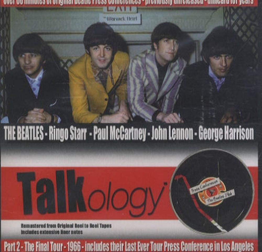 The Beatles Talkology Volume 2 UK CD album (CDLP) TY002