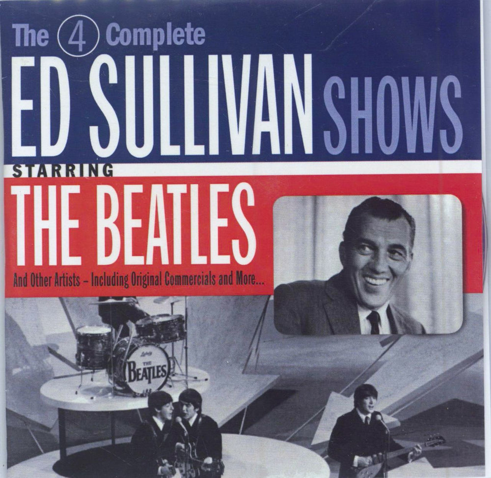 The Beatles The 4 Complete Ed Sullivan Shows Starring The Beatles UK Promo promo DVD-R 2 X DVD-R