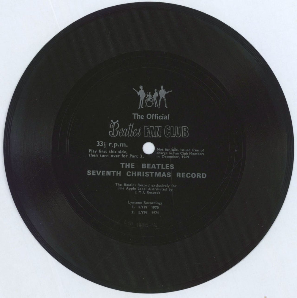 The Beatles The Beatles Seventh Christmas Record + mailer & insert UK 7" vinyl single (7 inch record / 45) BTL07TH816688