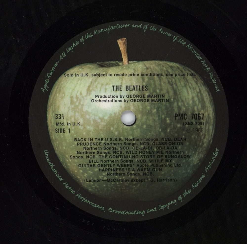 The Beatles The Beatles [White Album] - 1st (a) - VG- UK 2-LP vinyl record set (Double LP Album)