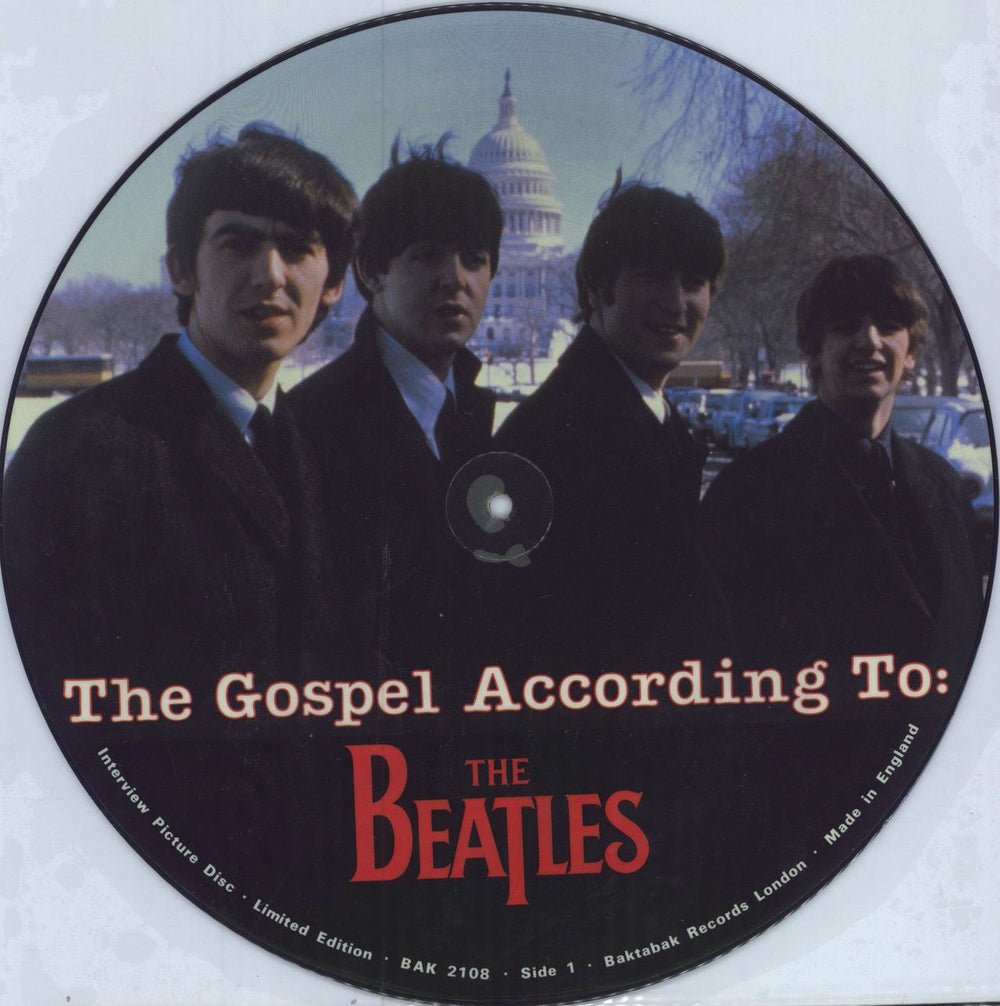 The Beatles The Gospel According To: The Beatles UK picture disc LP (vinyl picture disc album) BTLPDTH783077