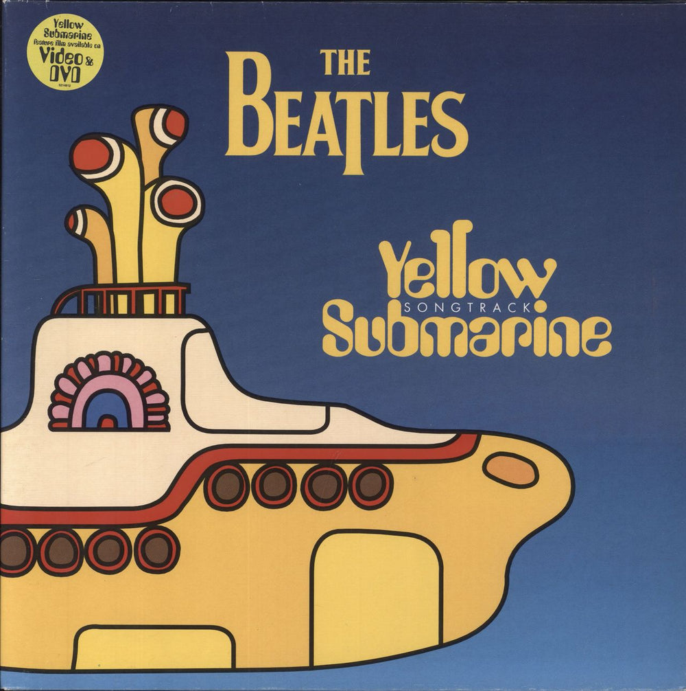 The Beatles Yellow Submarine Songtrack - Yellow UK vinyl LP album (LP record) 5214811