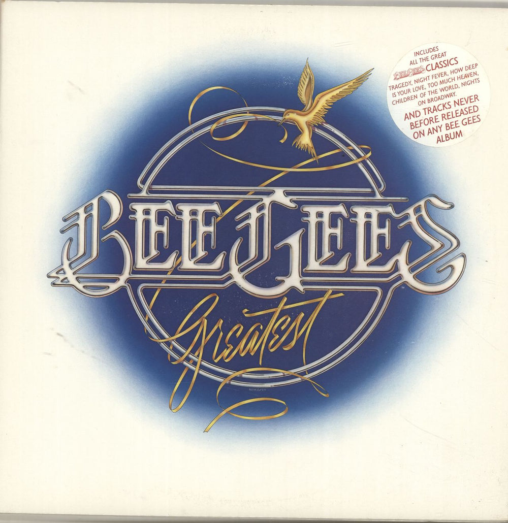 The Bee Gees Greatest - Stickered sleeve US 2-LP vinyl record set (Double LP Album) RS-2-4200