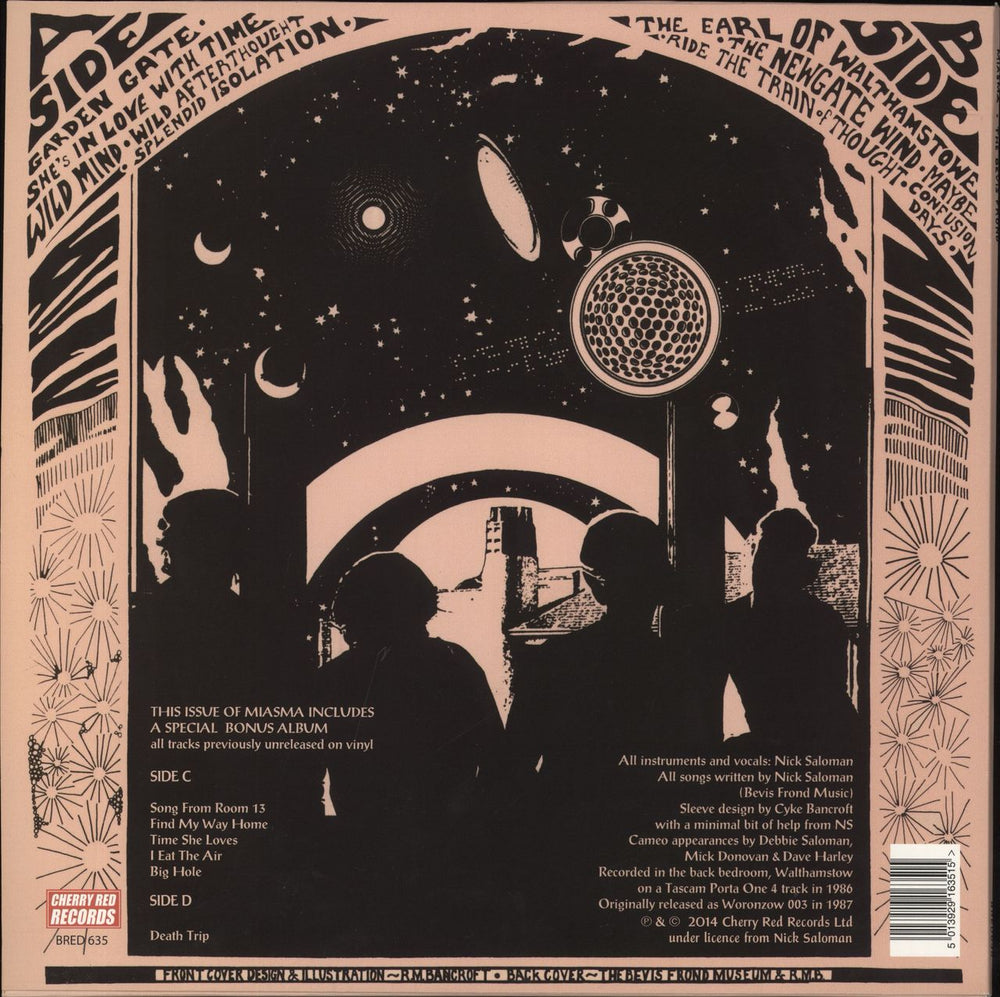 The Bevis Frond Miasma UK 2-LP vinyl record set (Double LP Album) BRED635