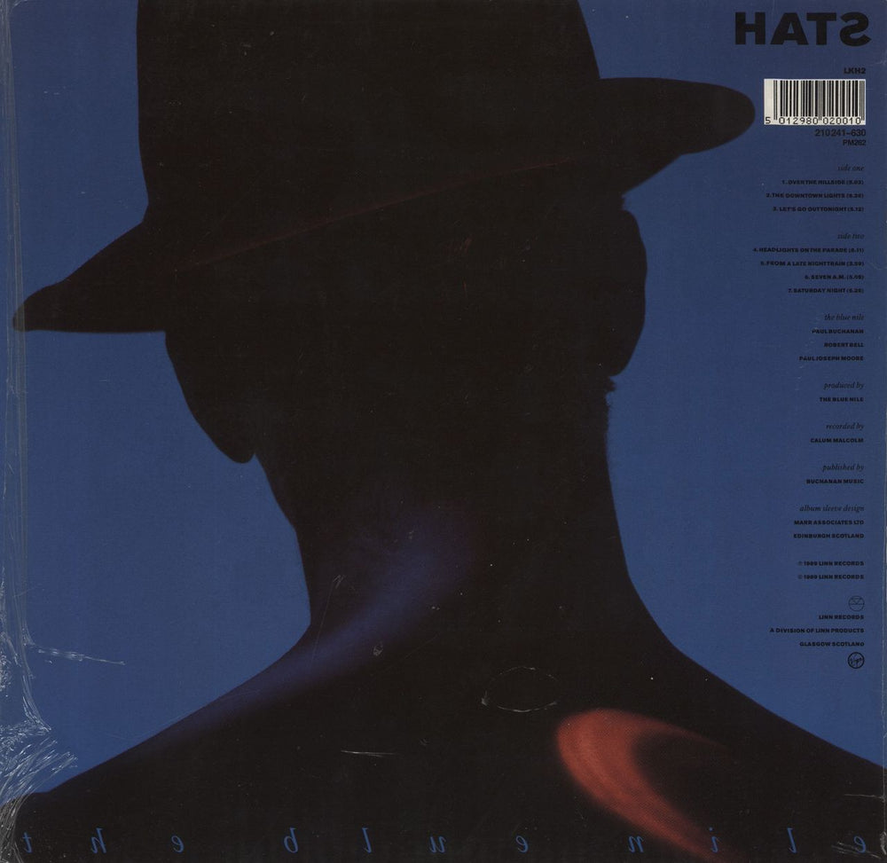 The Blue Nile Hats - Open Shrink UK vinyl LP album (LP record) 5012980020010