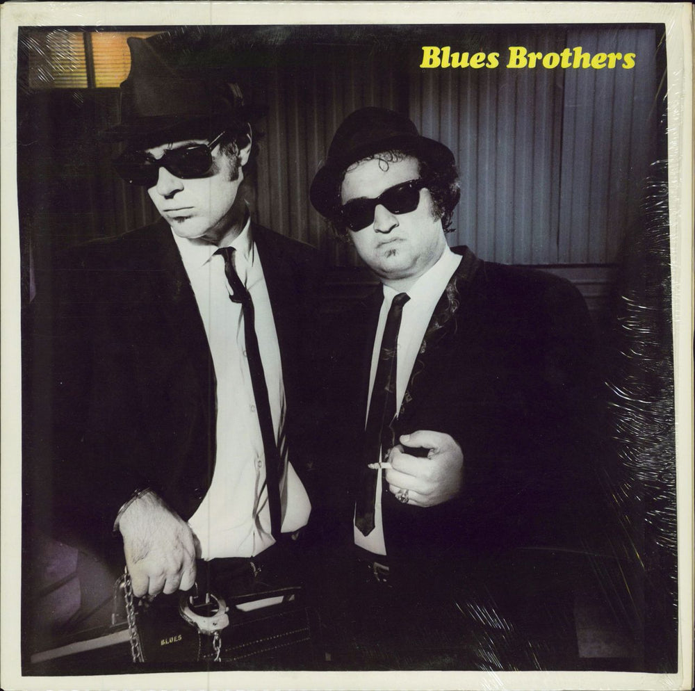 The Blues Brothers Briefcase Full Of Blues open shrink US vinyl LP album (LP record) SD19217