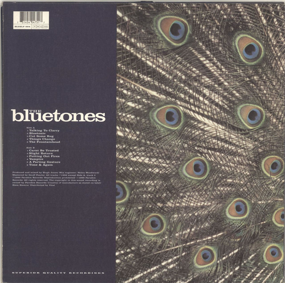 The Bluetones Expecting To Fly UK vinyl LP album (LP record) 731454047517