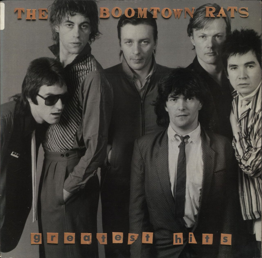 The Boomtown Rats Greatest Hits US vinyl LP album (LP record) PC40615