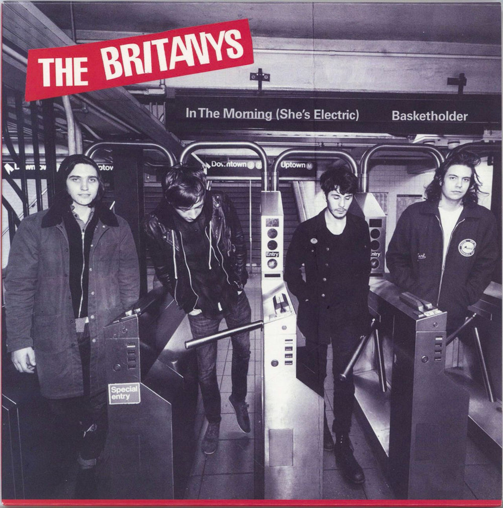 The Britanys In The Morning (She's Electric) UK 7" vinyl single (7 inch record / 45)