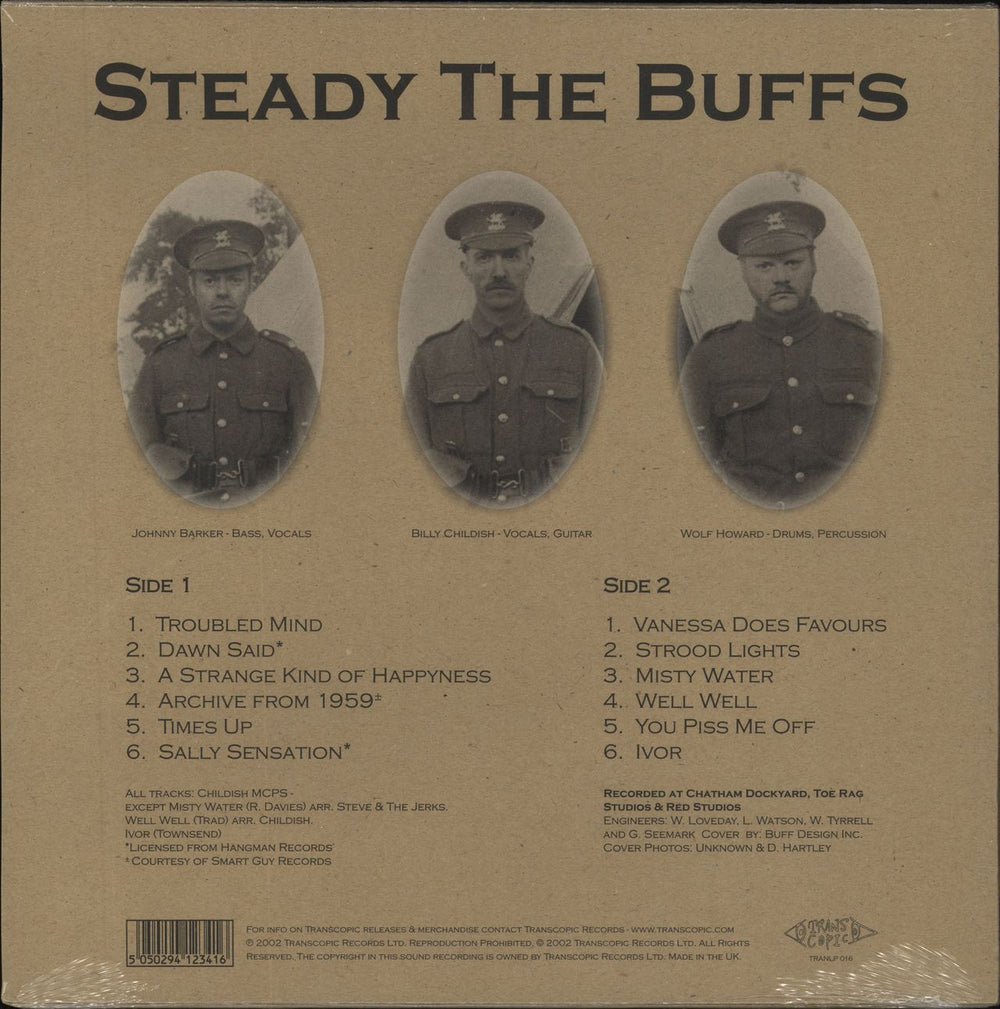 The Buff Medways Steady The Buffs - Sealed UK vinyl LP album (LP record) 5050294123416