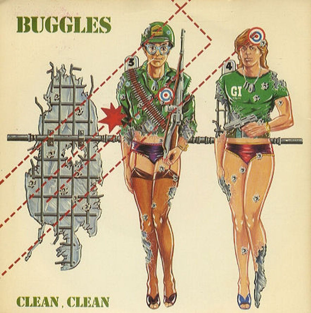 The Buggles Clean Clean UK 7" vinyl single (7 inch record / 45) WIP6584