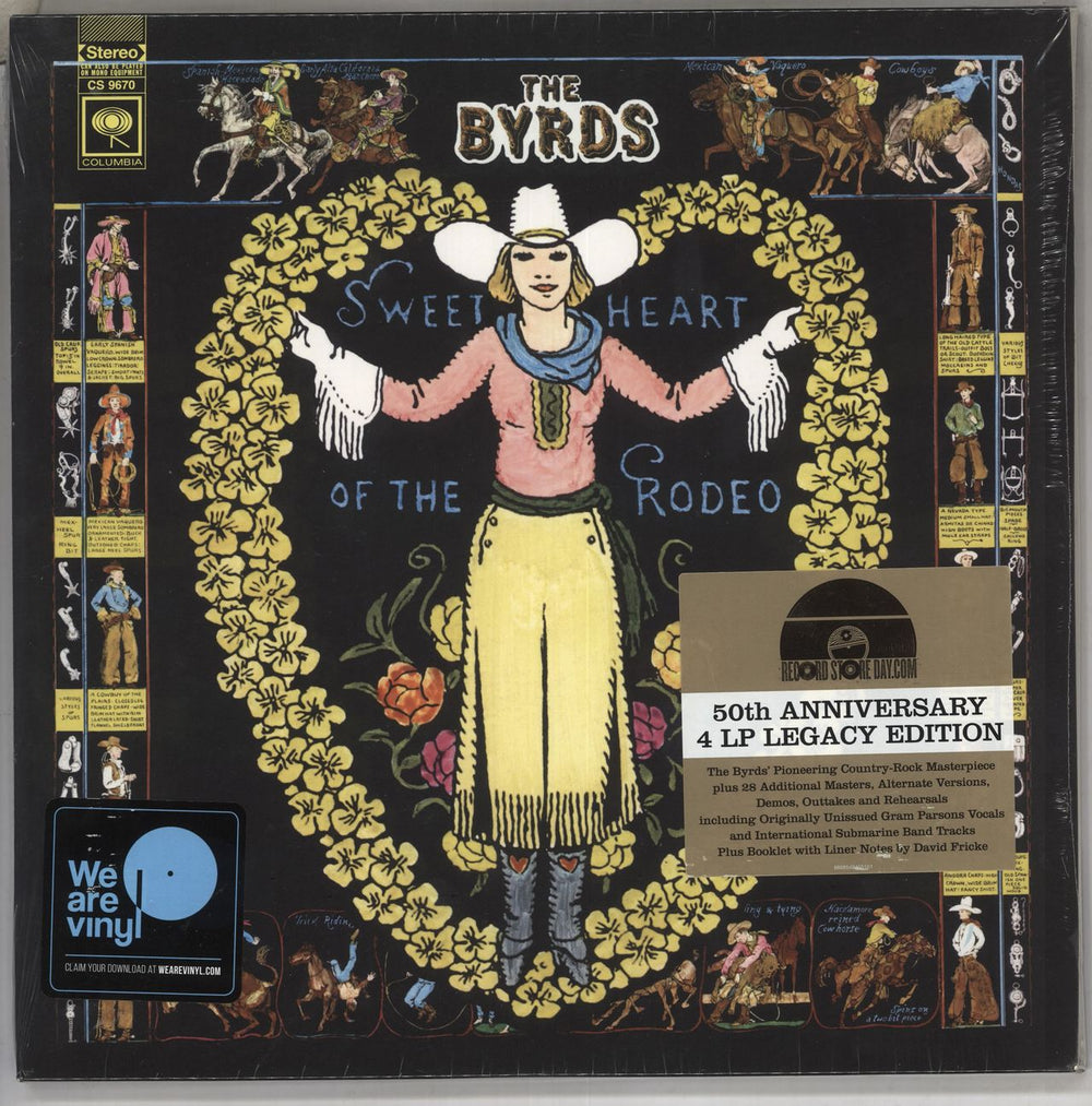 The Byrds Sweetheart Of The Radio: 50th Anniversary Legacy Edition RSD 18 German 4-LP vinyl album record set 88985494551