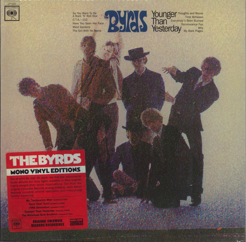 The Byrds Younger Than Yesterday US vinyl LP album (LP record) LP5200