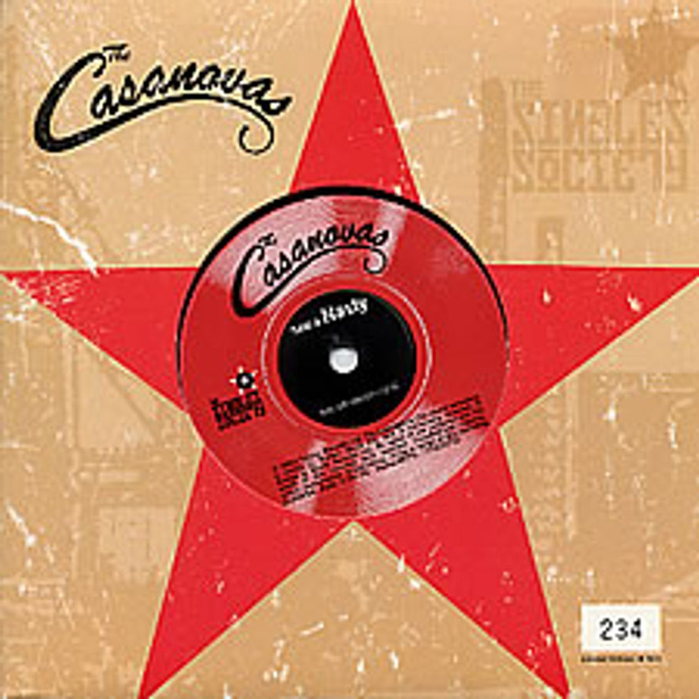 The Casanovas Nasty UK 7" vinyl single (7 inch record / 45) 7STAS3320