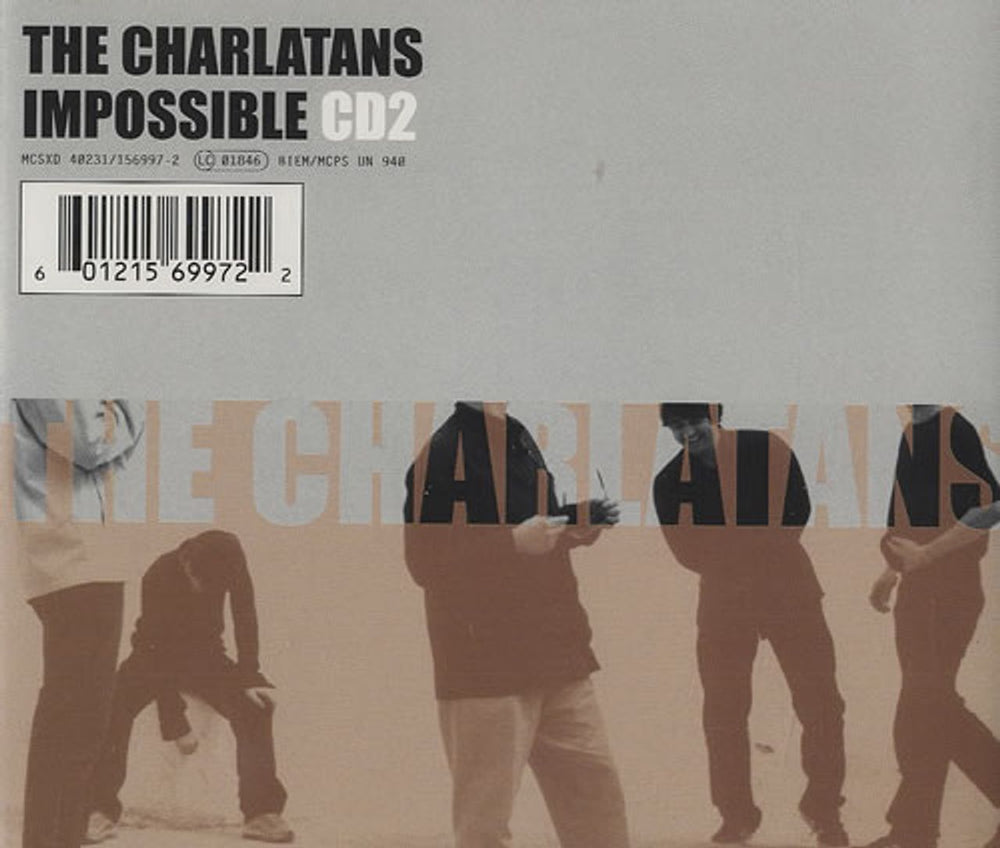 The Charlatans (UK) Impossible - CD 2 UK CD single (CD5 / 5") MCSXD20231