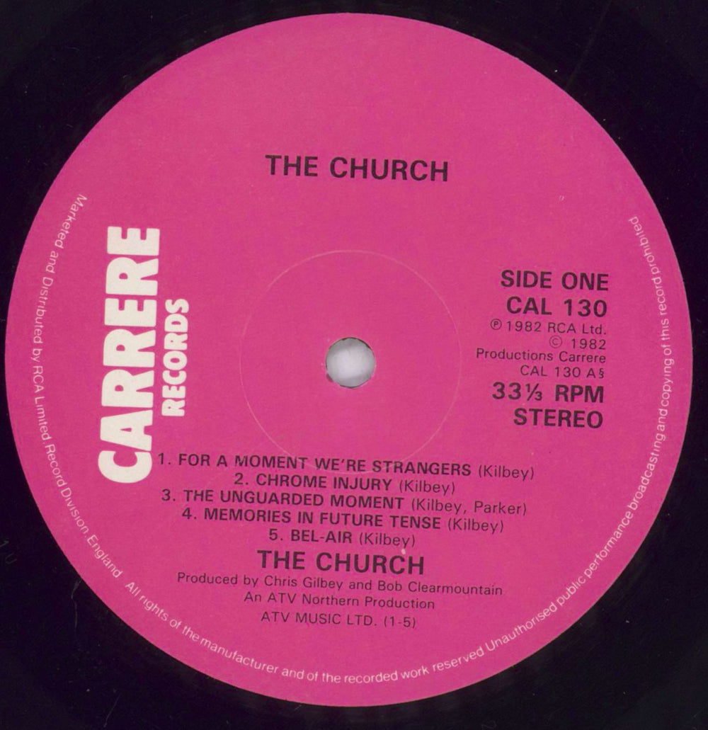 The Church The Church - 1st - Demo stamp UK vinyl LP album (LP record) CHULPTH830077