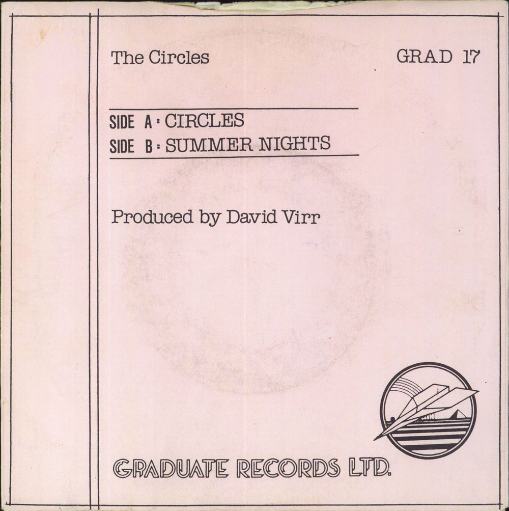 THE Circles [Mod] Circles UK 7" vinyl single (7 inch record / 45)