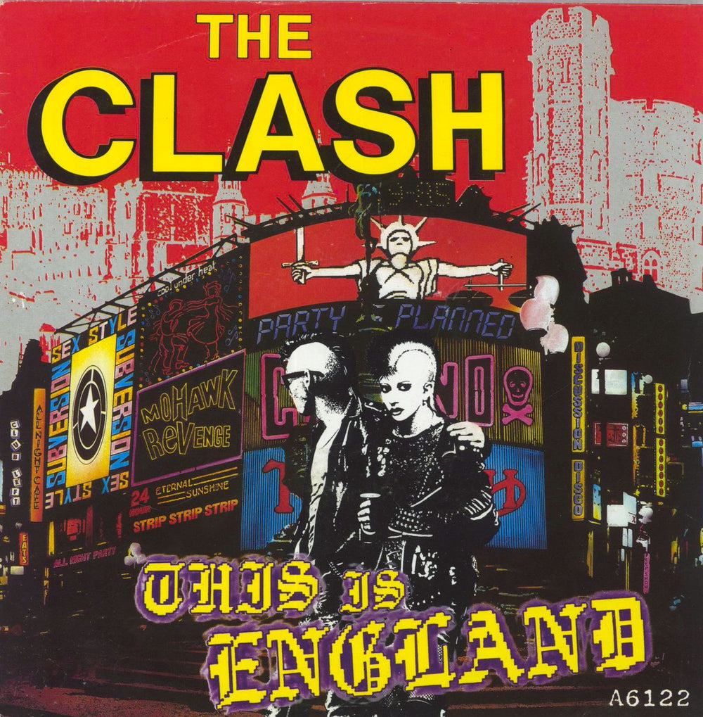 The Clash This Is England Dutch 7" vinyl single (7 inch record / 45) A6122