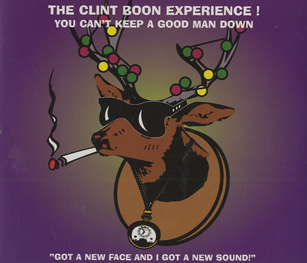 The Clint Boon Experience You Can't Keep A Good Man Down UK CD single (CD5 / 5") CDARTFUL31