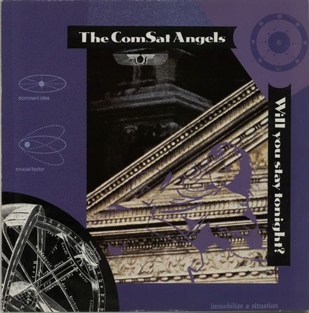 The Comsat Angels Will You Stay Tonight? UK 12" vinyl single (12 inch record / Maxi-single) JIVET46