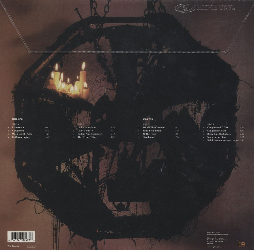 The Congos Heart Of The Congos UK 2-LP vinyl record set (Double LP Album) 783564000913