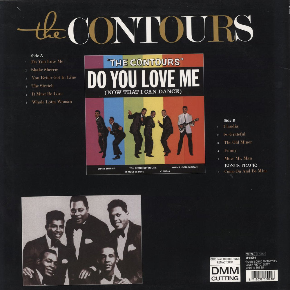 The Contours Do You Love Me (Now That I Can Dance) UK vinyl LP album (LP record) 8719039000418