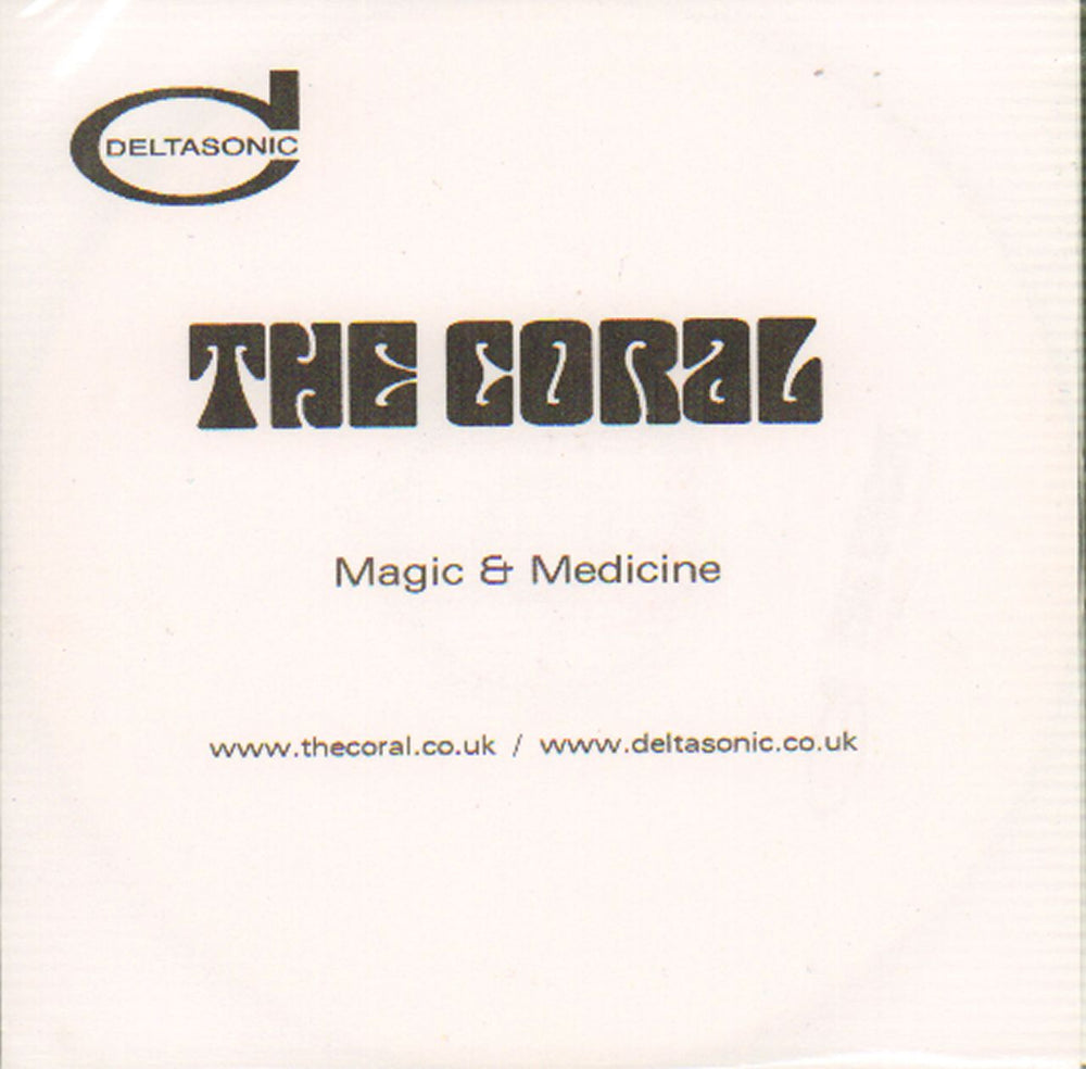 The Coral Magic & Medicine UK Promo CD-R acetate CD-R