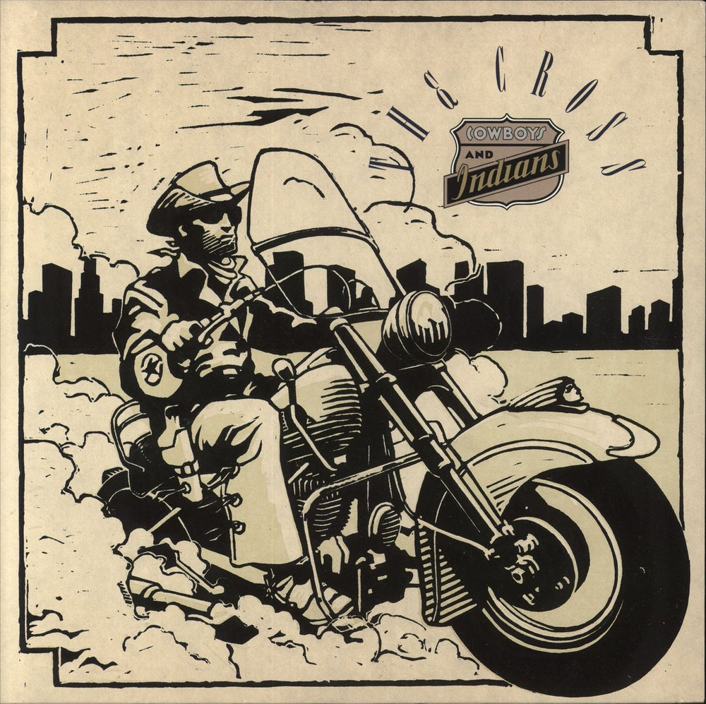 The Cross Cowboys & Indians - EX UK 12" vinyl single (12 inch record / Maxi-single) VST1007