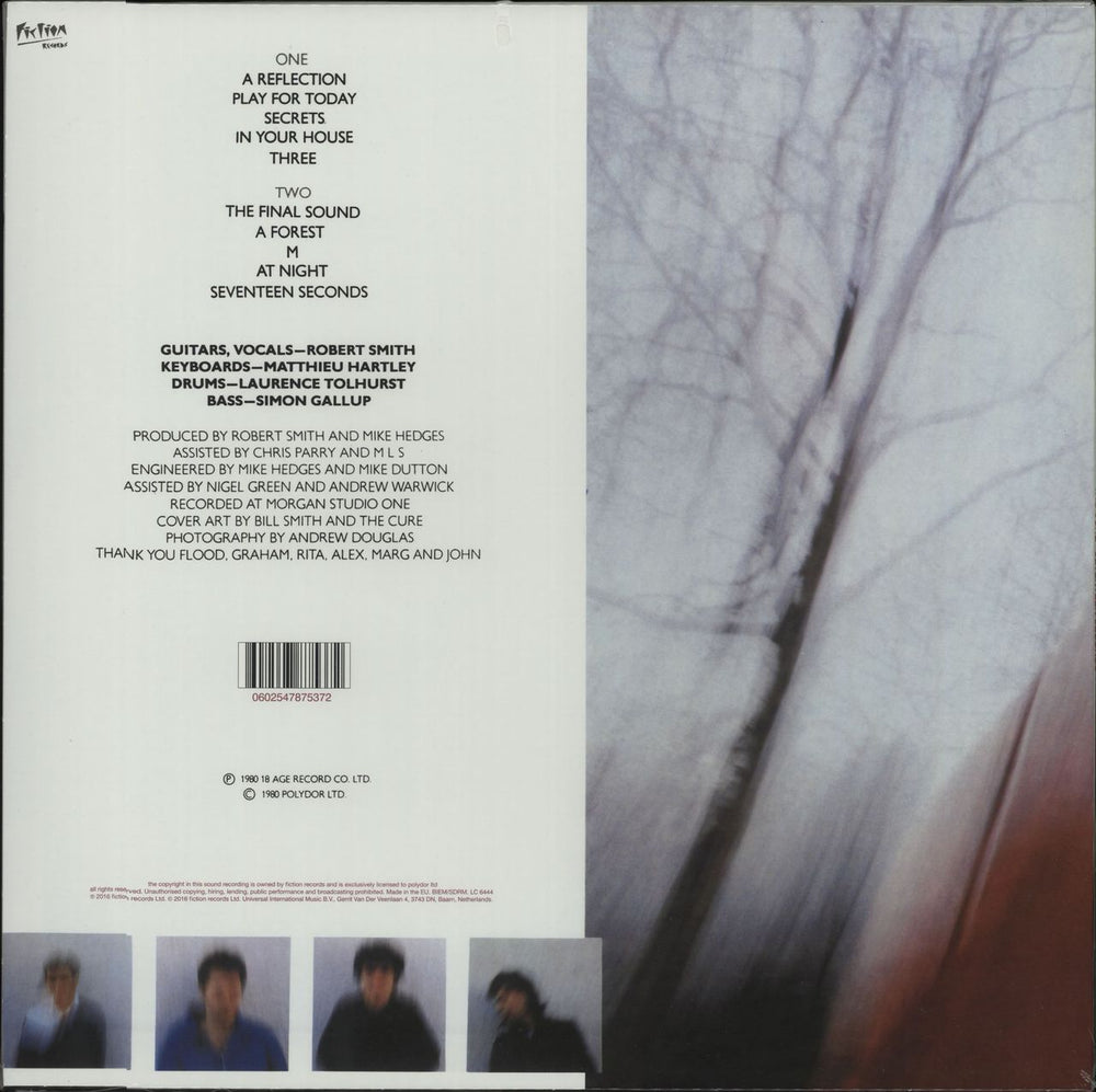 The Cure Seventeen Seconds - Remastered 180 Gram - Sealed UK vinyl LP album (LP record) CURLPSE662015