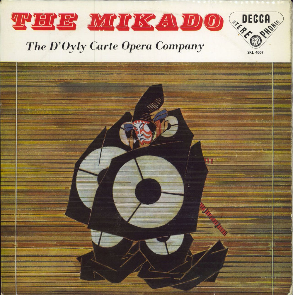 The D'Oyly Carte Opera Company The Mikado UK 2-LP vinyl record set (Double LP Album)