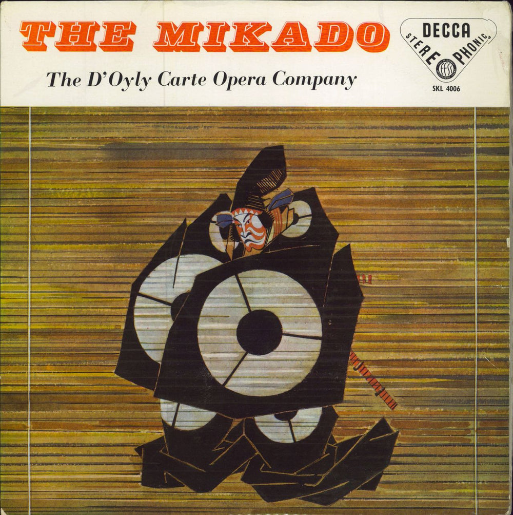 The D'Oyly Carte Opera Company The Mikado UK 2-LP vinyl record set (Double LP Album) SKL4006/7