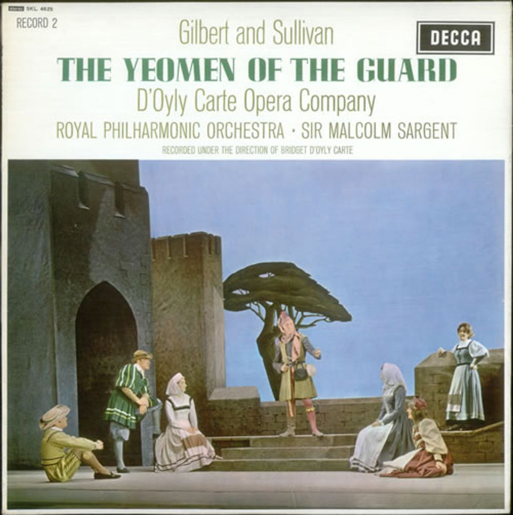 The D'Oyly Carte Opera Company The Yeomen of the Guard - 1st UK 2-LP vinyl record set (Double LP Album) 2EP2LTH531069