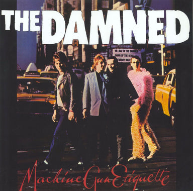 The Damned Machine Gun Etiquette - Red Vinyl UK 2-LP vinyl record set (Double LP Album) LETV179LP