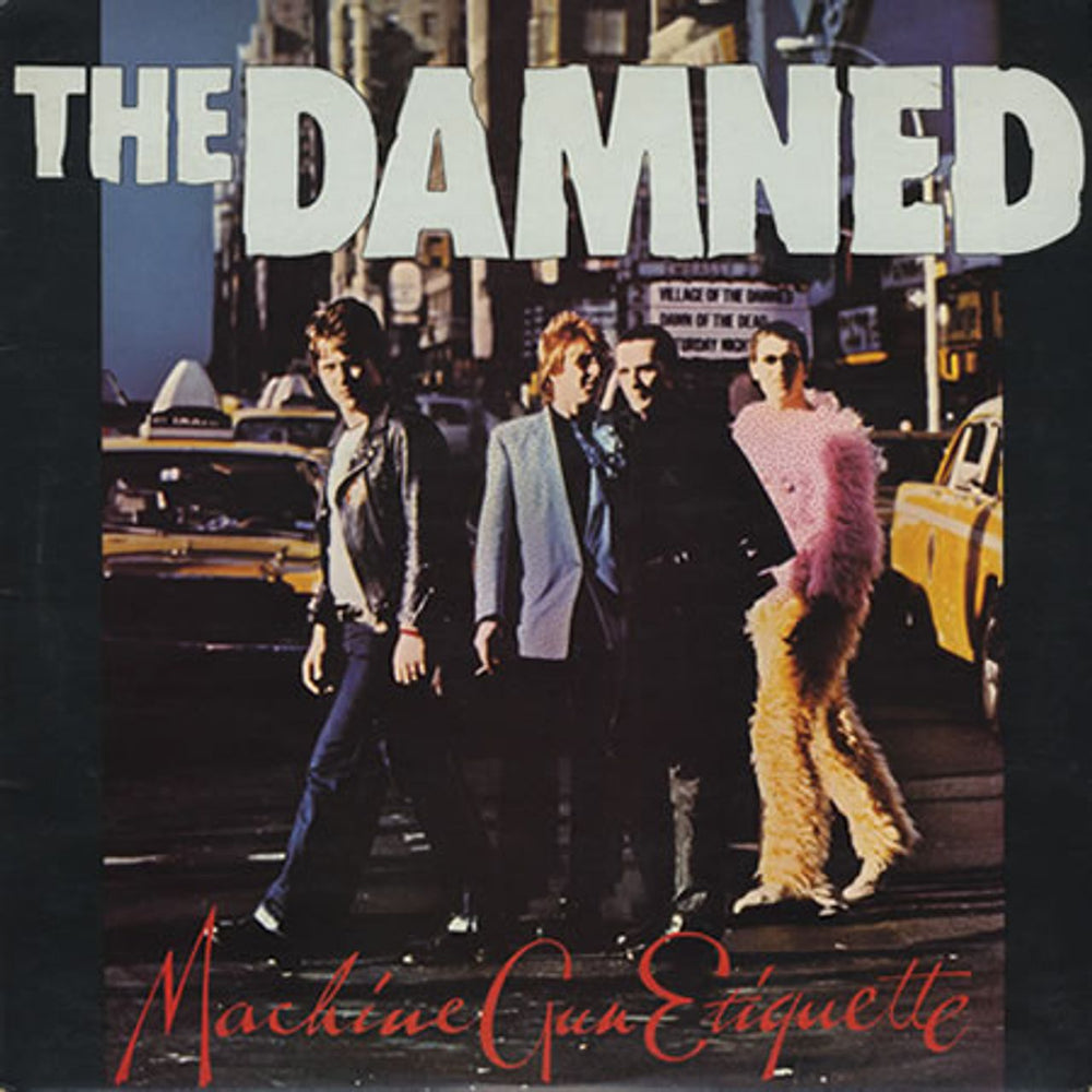 The Damned Machine Gun Etiquette UK vinyl LP album (LP record) CWK3011