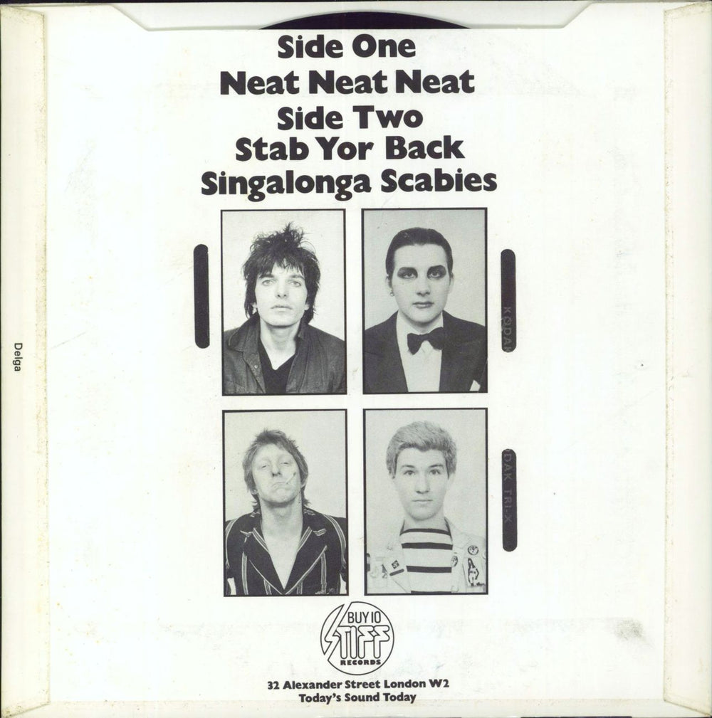 The Damned Neat Neat Neat - Stiff Vol 1 Box Set - EX UK 7" vinyl single (7 inch record / 45)