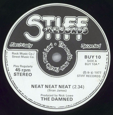 The Damned Neat Neat Neat - Stiff Vol 1 Box Set - EX UK 7" vinyl single (7 inch record / 45) DAM07NE821928