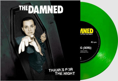 The Damned Thanks For The Night - Green Vinyl - Sealed US 7" vinyl single (7 inch record / 45) CLOS2225