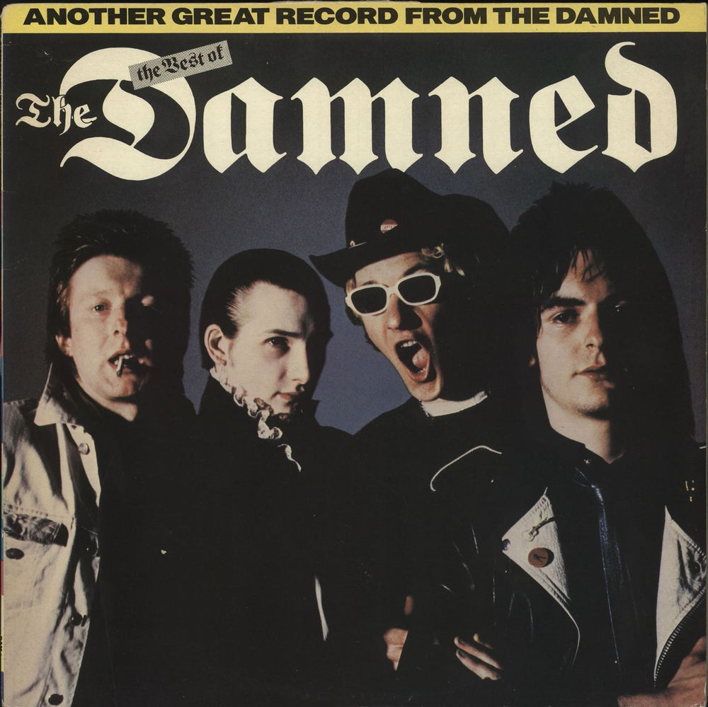 The Damned The Best Of The Damned - Red Vinyl - EX UK vinyl LP album (LP record) DAM1