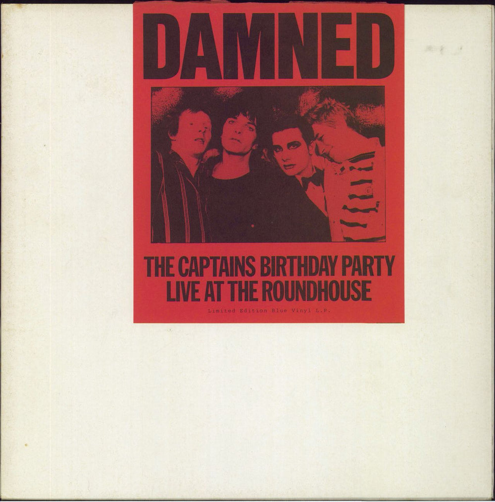 The Damned The Captains Birthday Party - Live At The Roundhouse UK vinyl LP album (LP record) GET4