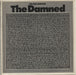 The Damned The Peel Sessions - EX UK 12" vinyl single (12 inch record / Maxi-single) SFPS002