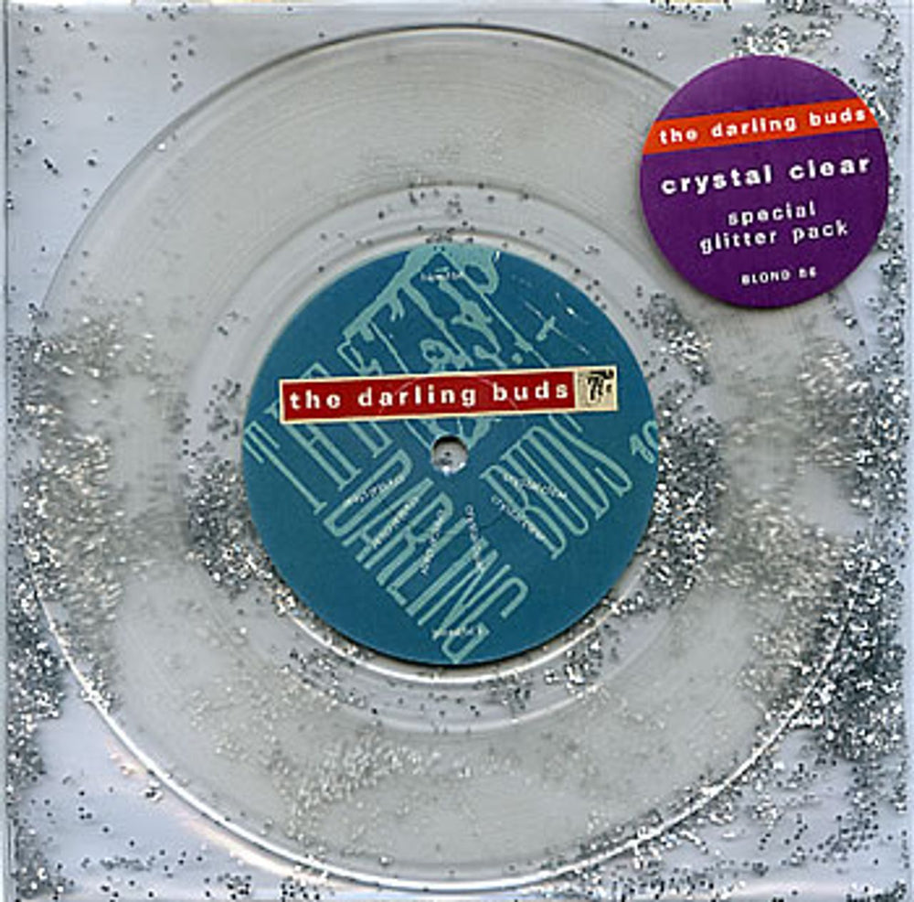 The Darling Buds Crystal Clear - Glitter Pack UK 7" vinyl single (7 inch record / 45) BLONDB6