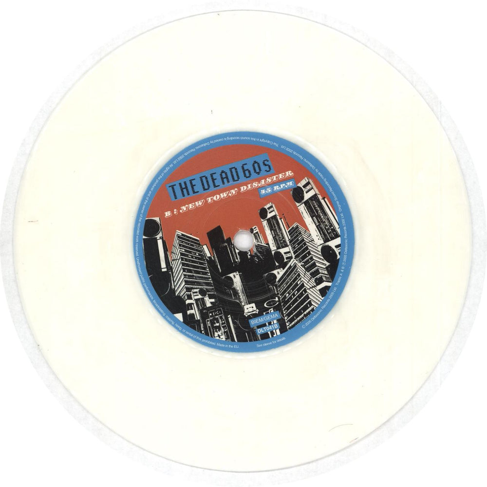 The Dead 60's Riot Radio - White Vinyl UK 7" vinyl single (7 inch record / 45) T6D07RI336401