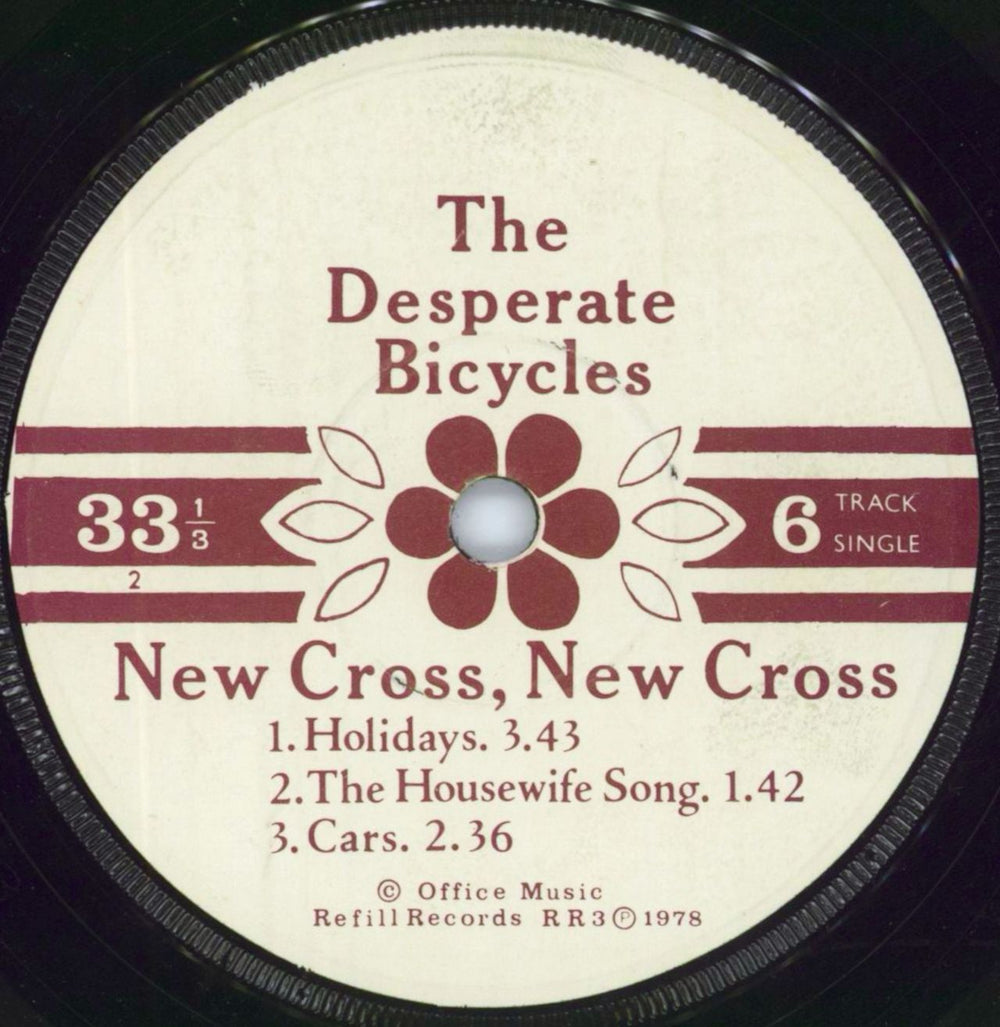 The Desperate Bicycles New Cross, New Cross EP UK 7" vinyl single (7 inch record / 45) D\B07NE333282