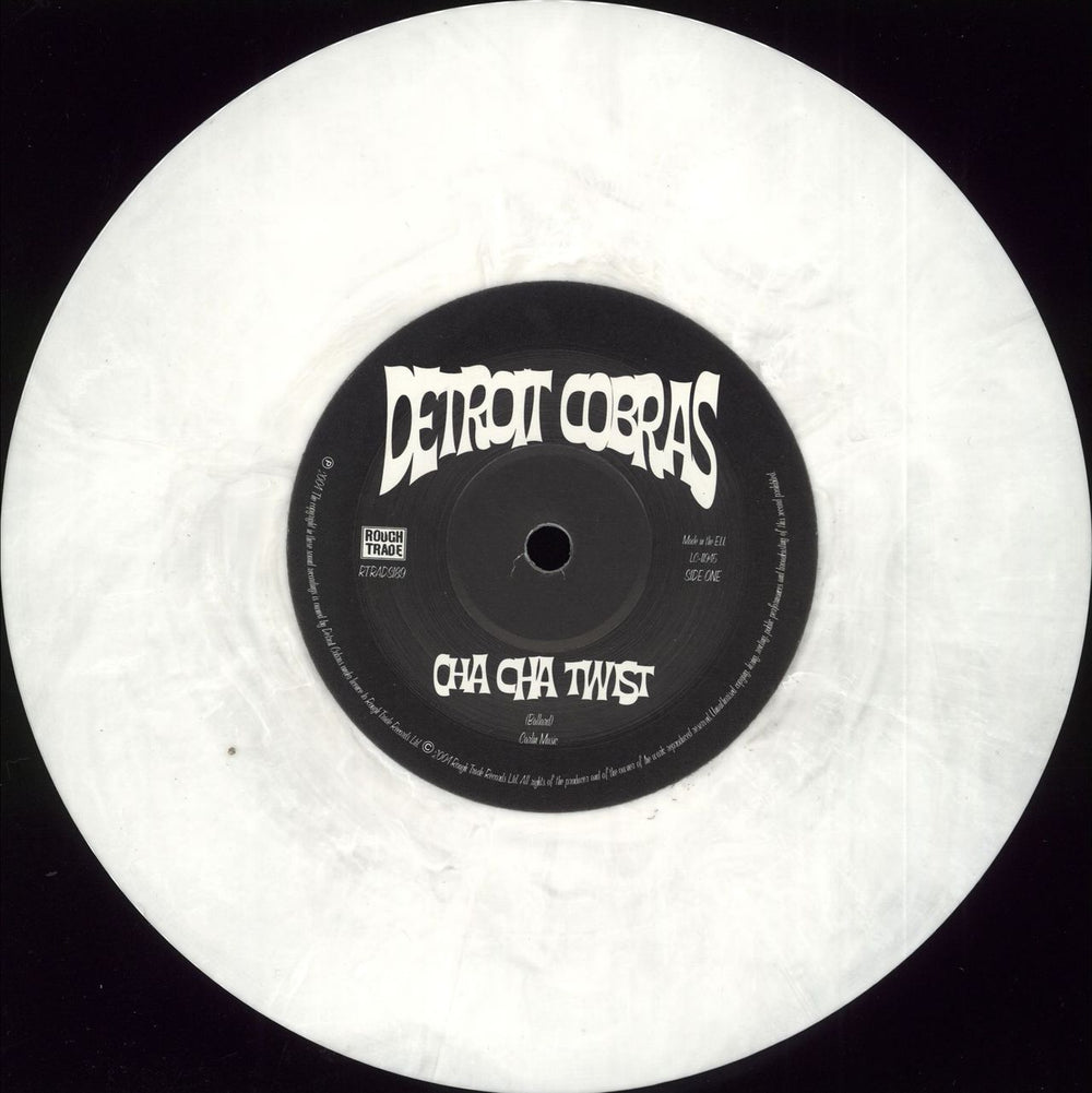 The Detroit Cobras Cha Cha Twist - White Vinyl UK 7" vinyl single (7 inch record / 45) TDC07CH301716