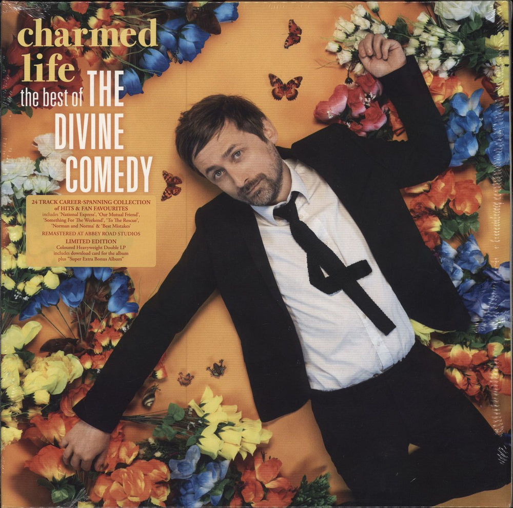 The Divine Comedy Charmed Life (The Best Of Divine Comedy) - Gold & Silver Vinyl - Sealed UK 2-LP vinyl record set (Double LP Album) DCRL118LPX