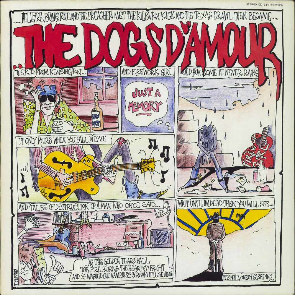 The Dogs D'Amour The Dogs D'Amour Japanese 12" vinyl single (12 inch record / Maxi-single) 18MM0667