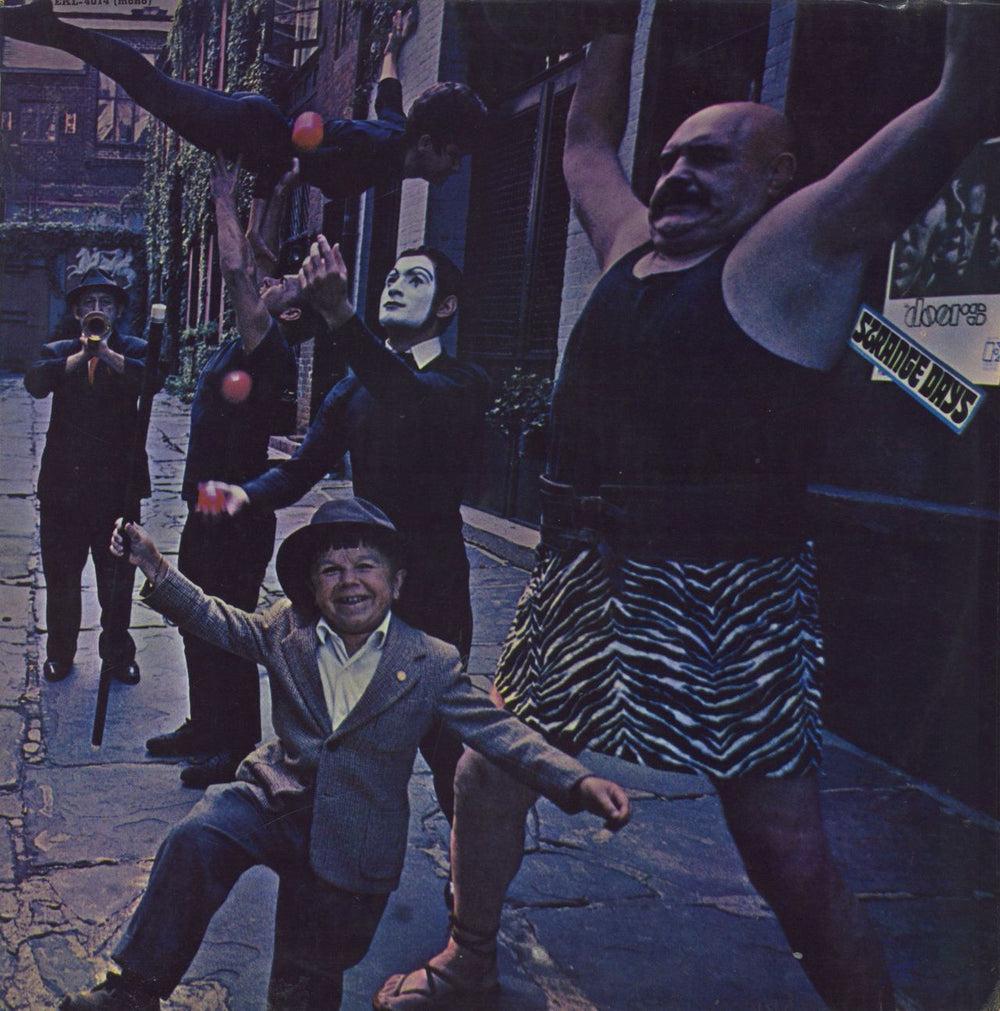 The Doors Strange Days + Inner - VG UK vinyl LP album (LP record) EKL-4014